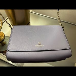 Kate spade cross body bag blue/grey color